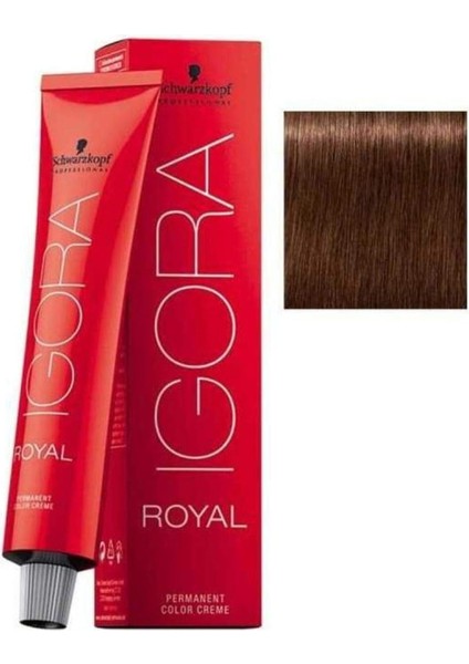 Schwarzkopf Professional Schwarzkopf Igora Royal Saç Boyası 60ML-NO - 6.68 Koyu Kumral Kızıl Kestane
