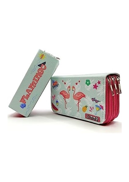 Ikili Desenli Modelist Kutusu Vegan Deri Üç Bölmeli modelleri