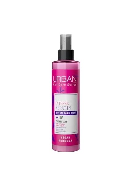 Urban Care Intense Keratin Aşırı Yıpranmış Cansız Saçlara Özel Sıvı Saç Bakım Kremi 200 Ml- Vegan