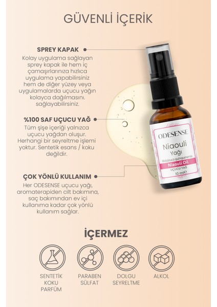 Niaouli Yağı (Nioli Yağı) 10 ml Sprey Kapaklı Saf Doğal Uçucu Yağ Bez Kese modelleri