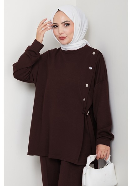 Çıtçıt Detaylı Oysho Ikili Takım 1624 - Acı Kahve fiyatları