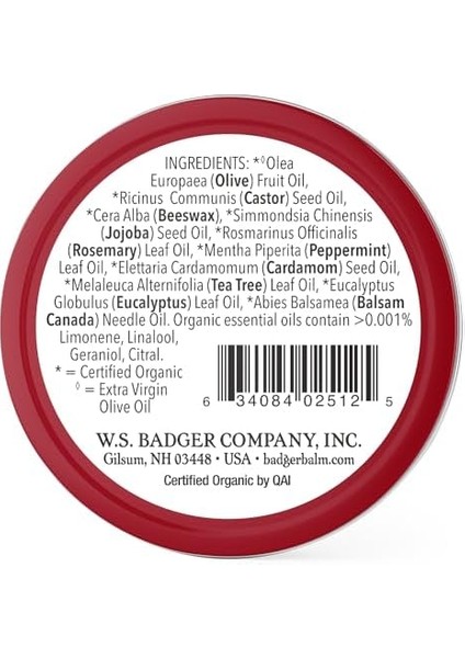 Badger Kuru Ciltler Için Tazeleyici Çay Ağacı Kokulu Ayak Kremi (21 Gr)