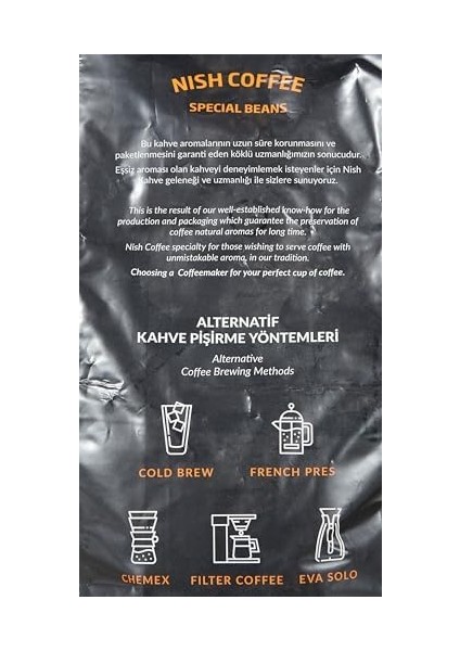 Nish Filtre Kahve Decaf 1 Kg- Öğütülmüş fiyatları