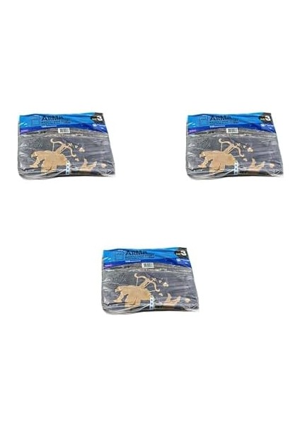 Arma Baskılı Mini Blok Poşet Torba - No : 3-30X50 Cm. - Siyah - 100 Adetlik 3 Paket fiyatları