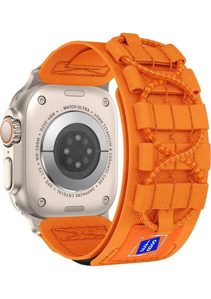 Ile Uyumlu 42MM Krd-99 Hasır Kordon Turuncu