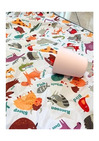 Yorni, Zoo Family Ikili, Ekonomik Set, Ebat: 65X80CM, Sıvı Geçirmez Alt Açma Örtüsü, Bebek Bakım Örtüsü, Büyük Boy (Zoo Family) fiyatları