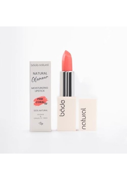 Bade Natural Nemlendirici Ruj Pink Coral 02%100 Doğal fiyatları