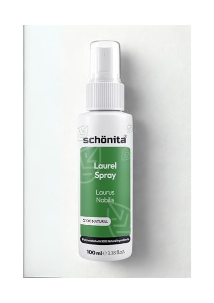 SCHÖNİTA%100 Saf Defne Suyu - Kepeğe Karşı Etkili Tonik - Laurel Spray - 100ML