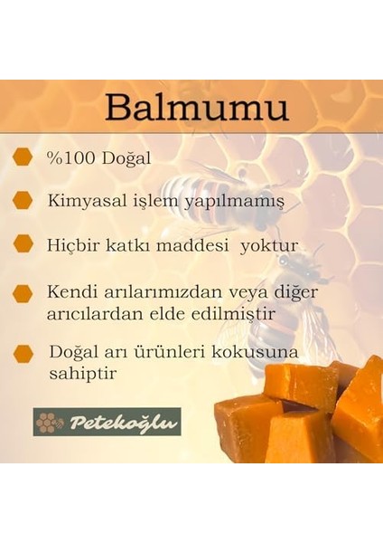Petekoğlu (400 Gram) Doğal Katkısız Balmumu Saf Balmumu Beeswax Arı Mum modelleri