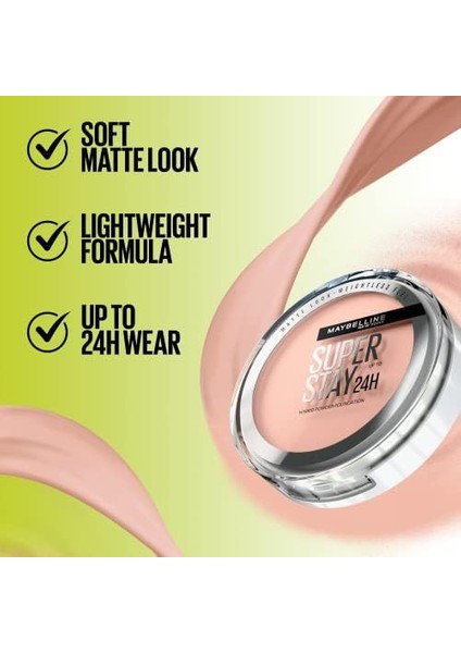 Maybelline New York Superstay Hibrit Pudra-Fondöten - 30 modelleri