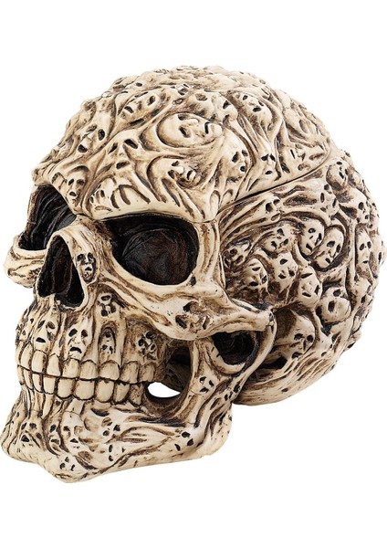 CL76381 Kafatasının Ruh Ruhu Heykel Kutusu, Tam Renkli