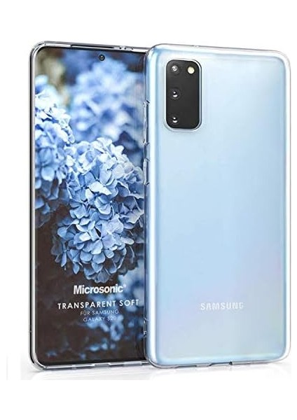 S20 Için Kılıf Transparent Soft Beyaz [ S20 ile Uyumlu Kılıf - Şeffaf] fiyatları