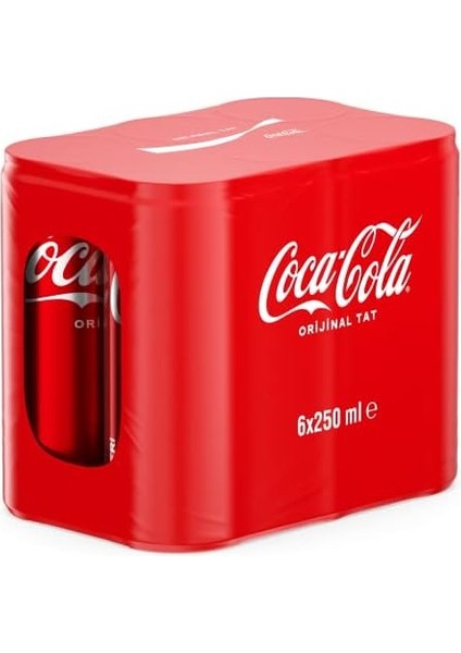 Coca-Cola Orijinal Tat Kutu 6X250 ml fiyatları