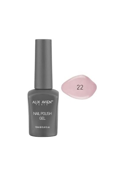 Alıx Avıen Uv Kalıcı Nude Bej Jel Oje 22 - Gel Polish - 12 ml