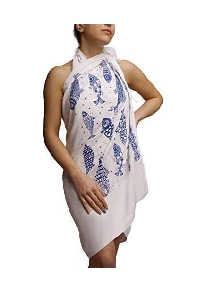 Plaj Havlusu Hızlı Kuruyan Peştamal Seyahat Plaj Havuz Deniz Yüzme Spa Fitness Spor Salonu Için Havlu Peştamal Örtü%70 Bambu%30 Pamuk 190*90 cm ve Büyük (Beyaz, Balık) modelleri