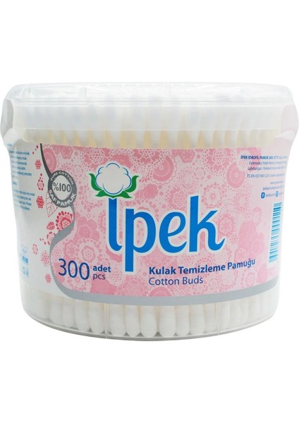 Ipek Kulak Temizleme Çubuğu 300'LÜ 4 Adet