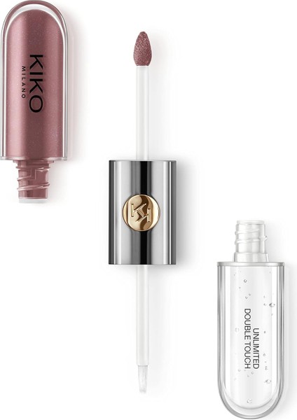 Kiko Milano Ruj - Unlımıted Double Touch - 121 Dark Rosy Chestnut - Uzun Süre Kalıcı Parlak / Mat Likit Lipstick modelleri