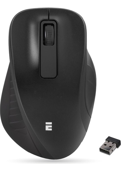 SM-360 USB Siyah 3D Optik Süper Sessiz Alkalin Pil Kablosuz Mouse