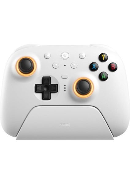 8bitdo Windows ve Için 2 Kablosuz Denetleyici, Tmr Oyun Çubukları, Değiştirilebilir Salon Efekti/dokunmatik Tetikleyiciler, Hareket Kontrolü, Rgb Fire Ring, 8 Speed Kablosuz