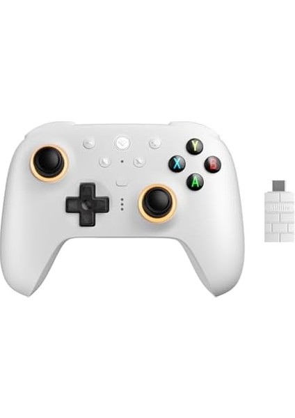 8bitdo Windows ve Için 2 Kablosuz Denetleyici, Tmr Oyun Çubukları, Değiştirilebilir Salon Efekti/dokunmatik Tetikleyiciler, Hareket Kontrolü, Rgb Fire Ring, 8 Speed Kablosuz modelleri