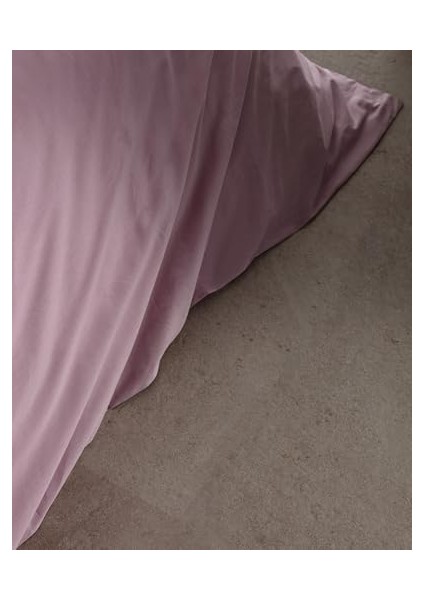 Coco Çift KIŞILIK%100 Pamuk Ranforce Düz Nevresim Açık Mürdüm fiyatları