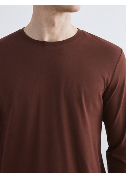 Yeni Sezon Bisiklet Yaka Uzun Kollu Erkek Tişört modelleri