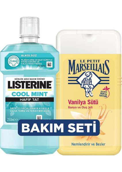 Listerine Cool Mint Hafif Tat 250 ml + Lpm Vanilya Sütü 250 ml