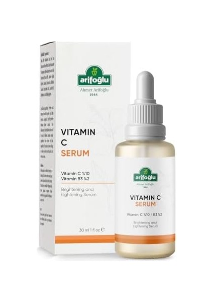 Arifoğlu C Vitamini Işıltı ve Aydınlatıcı Serum 30 ml