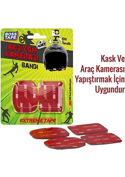 Boss Tape Go Pro Aksiyon Kamerası Yapıştırma Bandı fiyatları