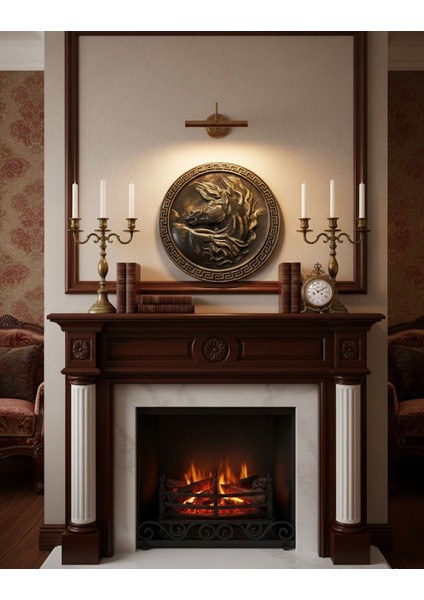 Grycnc Farlı Ile Cnc Yapımı Dekoratif Kabartma Tablo Görsel-Kabartmalı Duvar ve Masa Süsü