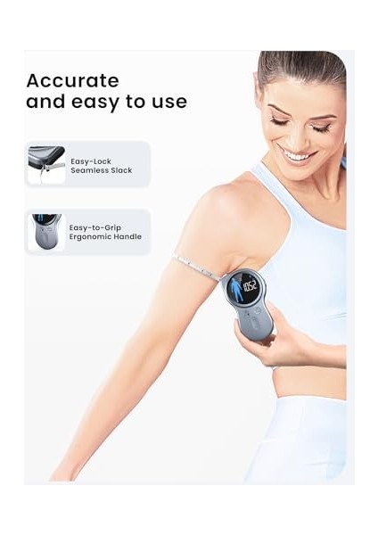 Yükseltilmiş Vücut Ölçü Bandı - Kilo Kaybı, Kas Kazancı ve Fitness Ilerlemesini Izlemek Için Geliştirilmiş Alet, Hem Inç Hem De Santimetre Cinsinden Akıllı Geri Çekilebilir modelleri