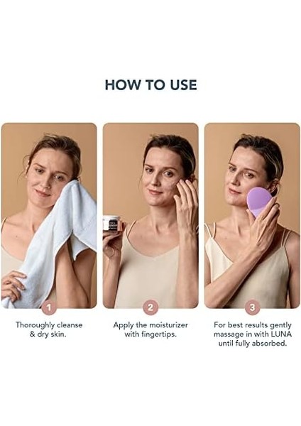 Foreo Supercharged Ha+Pga (Üçlü Aksiyon Yoğun) Yüz Nemlendirici - Yüz Için Kırışıklık Kremi - Hyaluronik Asit ve Squalane - Vegan - Zulüm ve Glutensiz - Temiz Cilt Bakımı - 1.6 Fl.oz modelleri