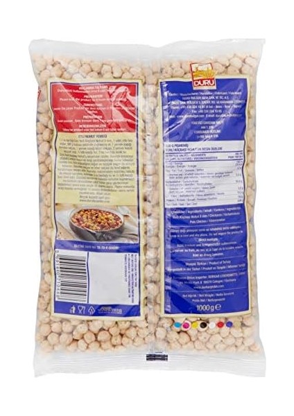 Duru Bakliyat Koçbaşı Nohut 8 mm 1000 gr