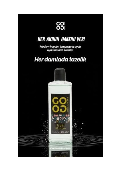 Gogo Fresh Blossom Kolonya 250ML Cam Şişe fiyatları
