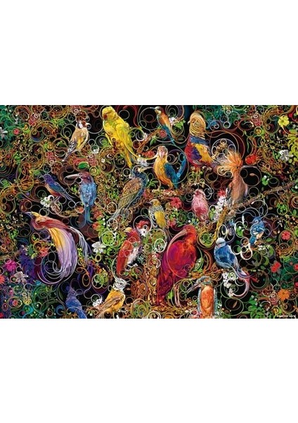 1000 Parçalı Puzzle Kuşlar modelleri