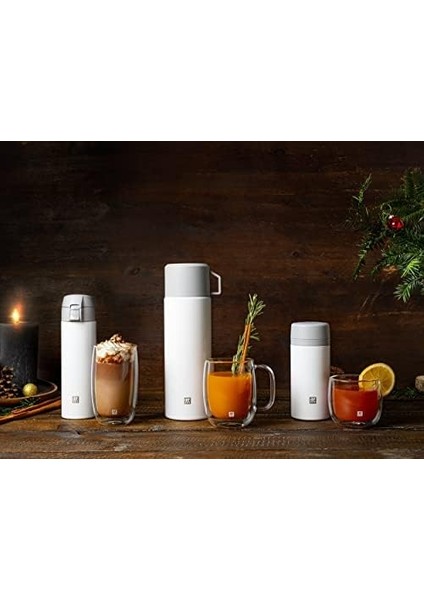 Thermo 18 Saat 24 Saat Soğuk Tutar, Paslanmaz Çelik, Beyaz, 1 Litre modelleri