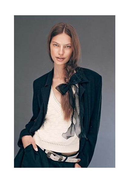 Siyah Organize Uzun Kuyruklu Fiyonk Detaylı Otomatik Toka… fiyatları