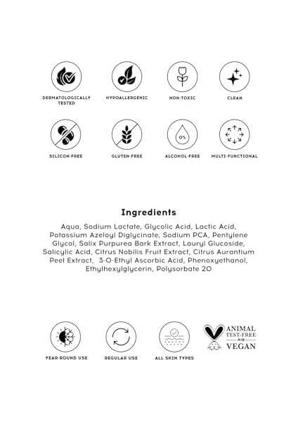 Cream Co. Aha/bha Vitamin C Daily Toner, Akne ve Leke Karşıtı Tonik, 200 ml fiyatları