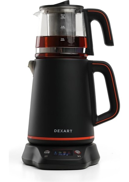 DX-1321-BL Perfecttea Çay Makinesi, Siyah