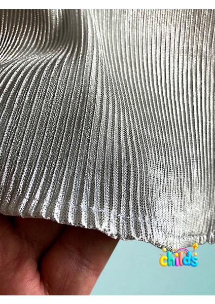 Alt Üst Takım Likralı Esnek Içi Tüylü Bluz+Piliseli Parlak Mini 4 Mevsim Etek