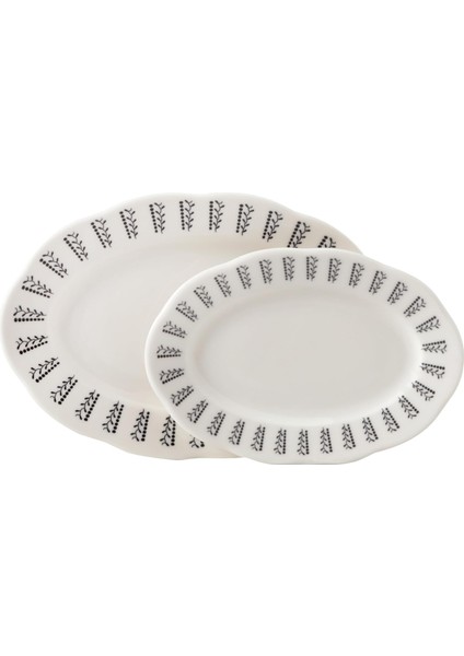 Concept Pearl Kayık Tabak Seti 2'li