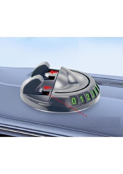 360° Dönebilen Yapışkanlı Numaratörlü Araç Telefon Tutucu fiyatları