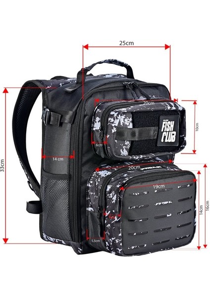 Proaji Back Pack Brown Camo Balıkçı Sırt Çantası indirimleri