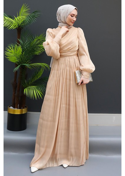 Ipek Tesettür Elbise Bal Köpüğü fiyatları