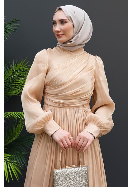 Ipek Tesettür Elbise Bal Köpüğü fırsatları