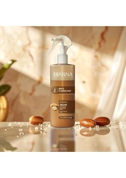Bianna Çift Fazlı Argan Içeren Fön Suyu | Canlandırır & Onarır - 400ML modelleri