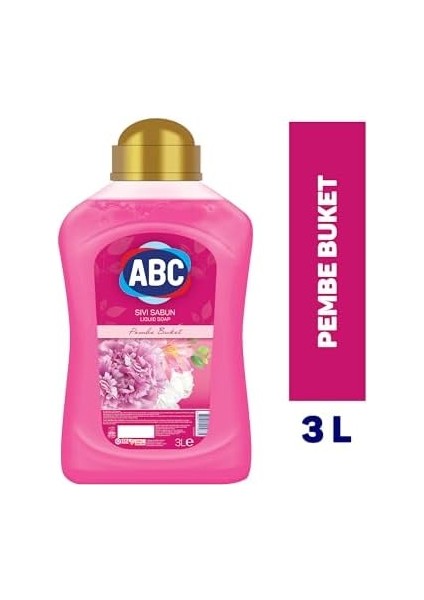 Abc Sıvı Sabun Pembe 3 L