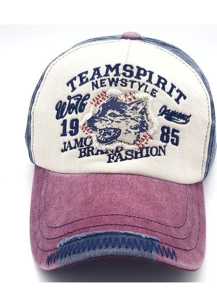 Kurt Nakışlı Vintage Eskitme Pamuklu Kot Şapka fiyatları