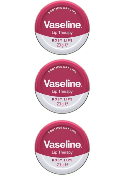Lip Therapy Dudak Kremi Rosy Lips 20 gr x 3 Adet