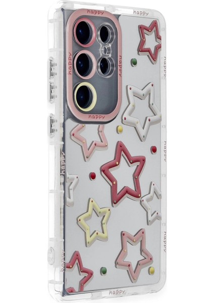 Newface Samsung Galaxy S24 Ultra Kılıf Reflexion Desenli Kapak - Desen 3